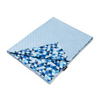 T-TOMI MINKY Blanket Blue triangles