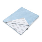 T-TOMI MINKY Blanket Grey clouds